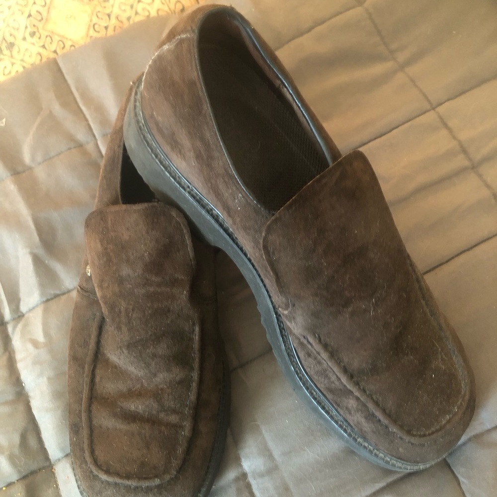 Hush Puppy Brown Suede Shoes Size 11